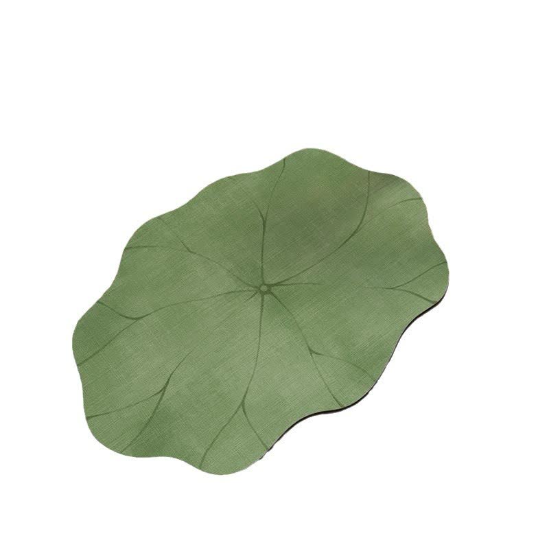 MEELANO Lotusblad Diatom Mud Skridsikker Bademåtte