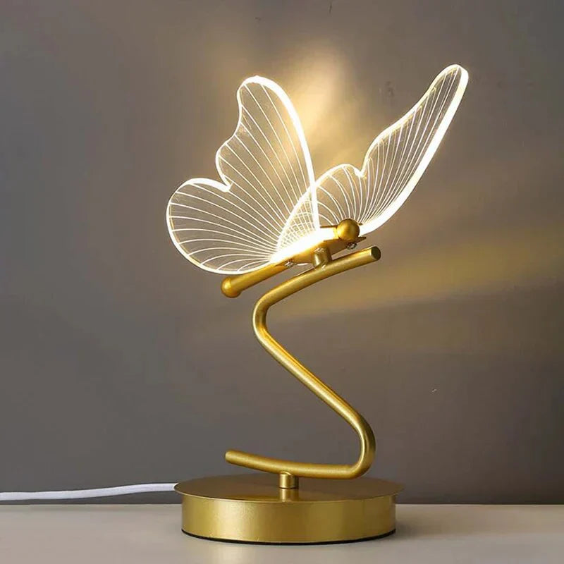 MEELANO LED Bordlampe Med Moderne Stil Til Stuen Og Skrivebord Som Stemningsbelysning Og Natlys Til Soveværelse