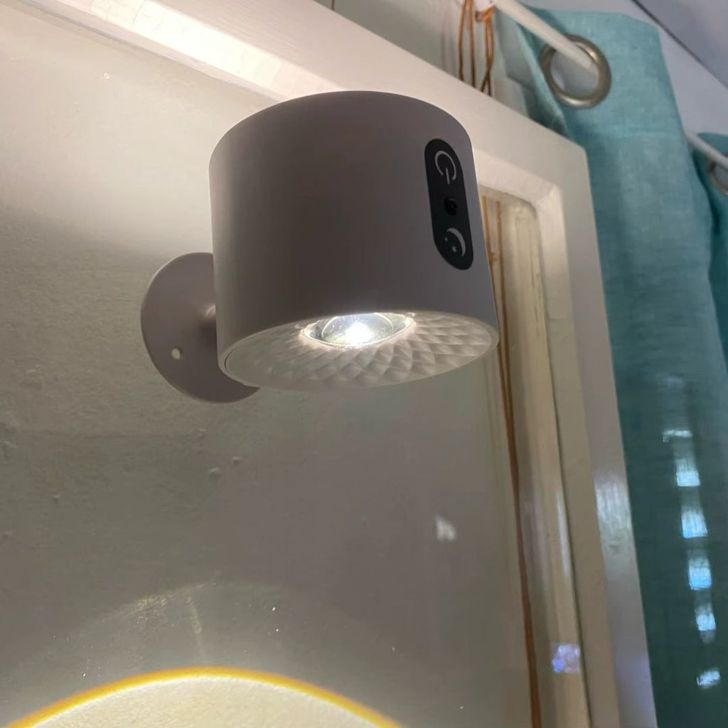 MEELANO LumiWand SmartTouch – Trådløs Genopladelig Væglampe med Fjernbetjening & Justerbar Lysstyrke Hvid