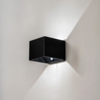 MEELANO LumiFix MotionSense – LED Væglampe med Bevægelsessensor til Indendørs & Udendørs Brug Sort