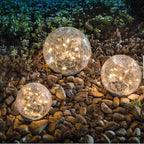 MEELANO Solcelledrevet Havekuglelampe i Elegant Design Udendørs