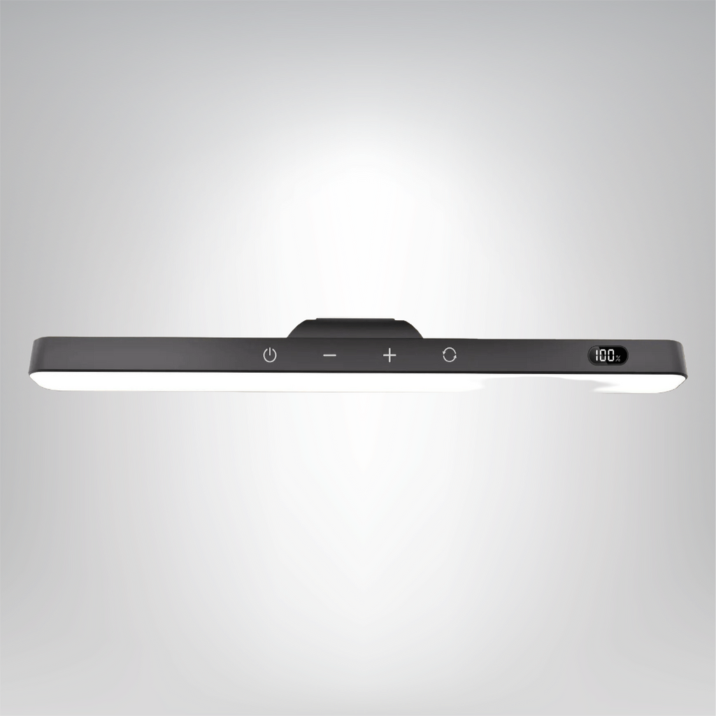 MEELANO LumoStrahl – Trådløs LED-lampe med 3 lysfarver Sort