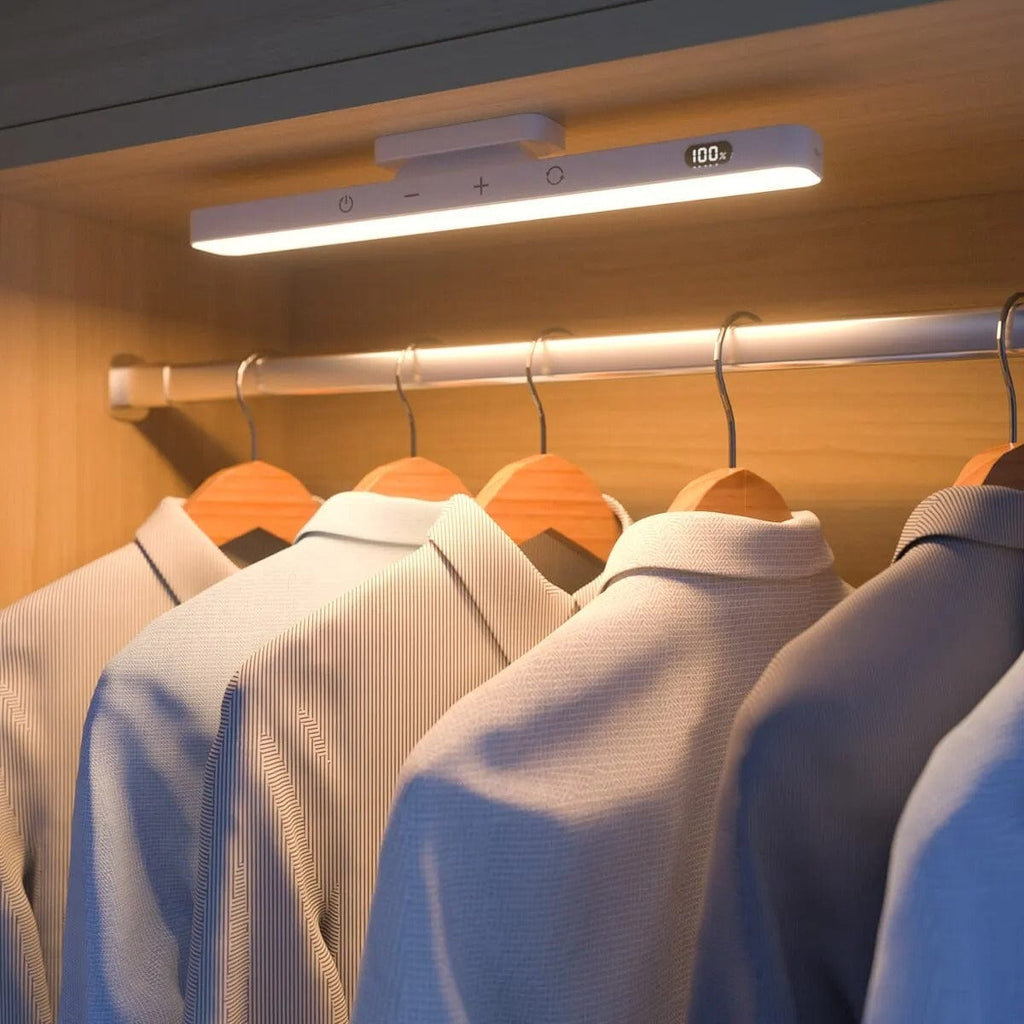 MEELANO LumoStrahl – Trådløs LED-lampe med 3 lysfarver Hvid