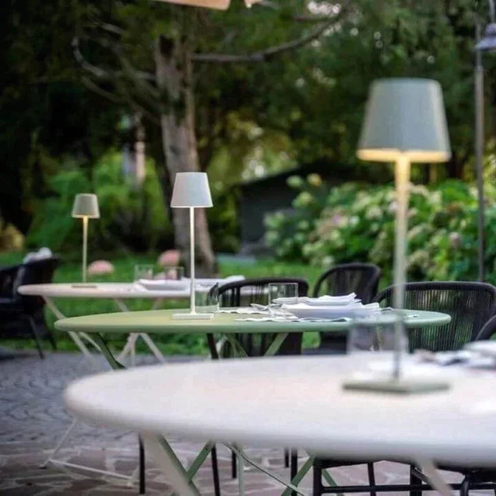 MEELANO Luksus Trådløs Bordlampe Med USB Batteri Op Til 20 Timer