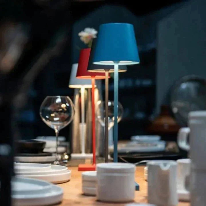 MEELANO Luksus Trådløs Bordlampe Med USB Batteri Op Til 20 Timer