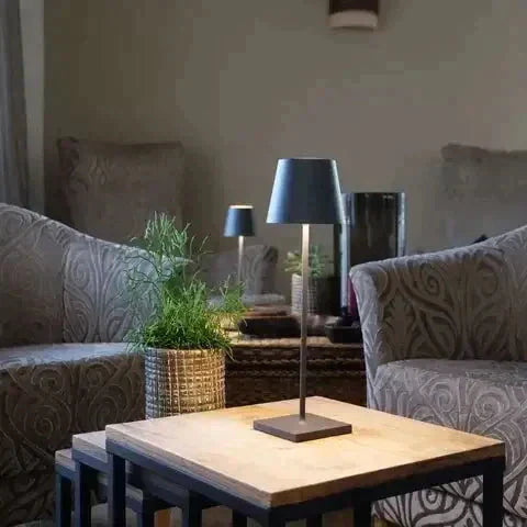 MEELANO Luksus Trådløs Bordlampe Med USB Batteri Op Til 20 Timer