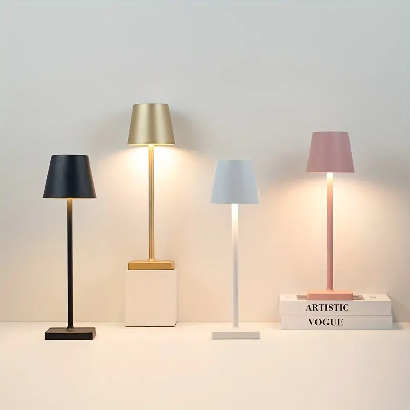 MEELANO Luksus Trådløs Bordlampe Med USB Batteri Op Til 20 Timer