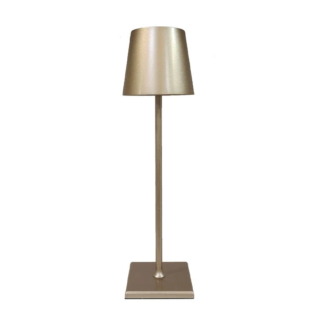 MEELANO Luksus Trådløs Bordlampe Med USB Batteri Op Til 20 Timer Guld