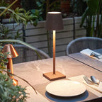 MEELANO Luxalight Trådløs Bordlampe – Elegant LED Design med Touch Dæmper & Vandtæt Funktion