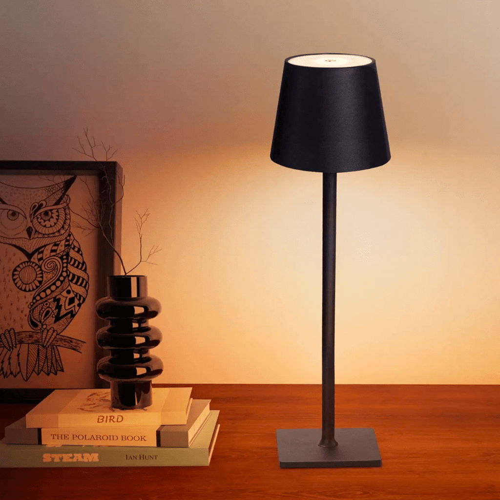 MEELANO Luksus Trådløs Bordlampe Med USB Opladning Op Til 20 Timer Lys