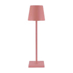 MEELANO Luksus Trådløs Bordlampe Med USB Opladning Op Til 20 Timer Lys Rosa