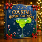 MEELANO Cocktail Julekalender 2026 – 24 Mini Cocktailflasker som Juletræspynt, Julenedtælling for Voksne (uden Alkohol)
