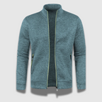 MEELANO Mænds Premium Komfortable Stilfulde Bløde Strikket Cardigan Havblå