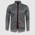 MEELANO Mænds Premium Komfortable Stilfulde Bløde Strikket Cardigan Mørkegrå