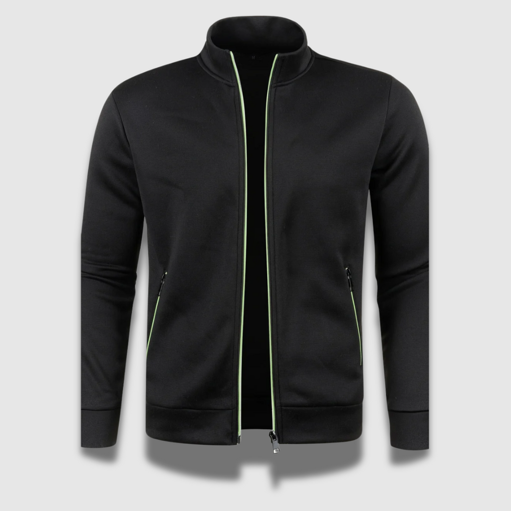 MEELANO Mænds Premium Komfortable Stilfulde Bløde Strikket Cardigan Sort