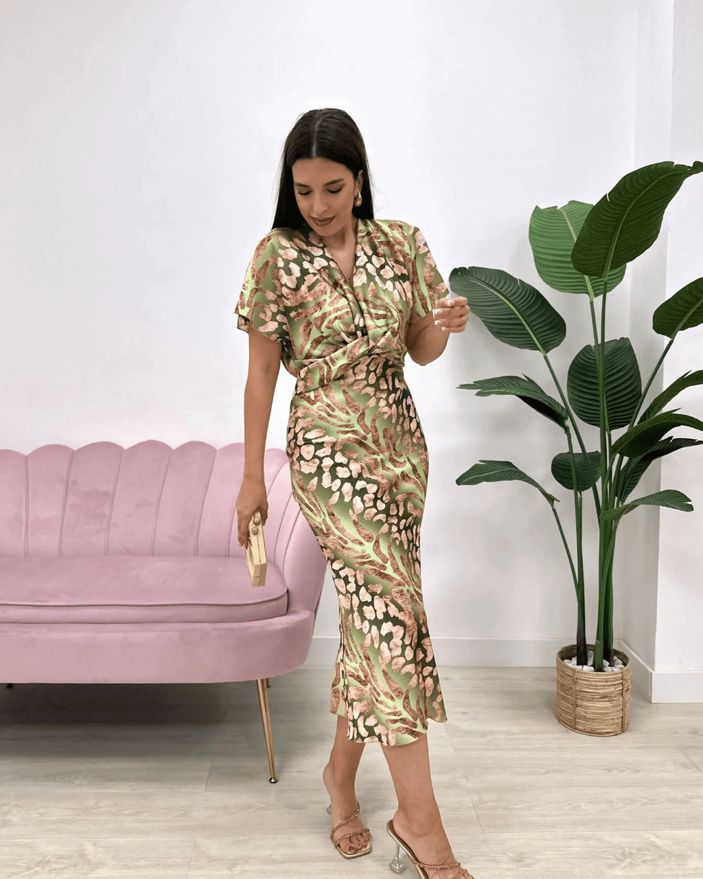 MEELANO Kvinde Kjole Naturlige Skønhed Komfort Subtil Sofistikering