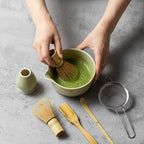 MEELANO Matcha Tesæt Autentisk Japansk Tilberedning Med 6 Dele