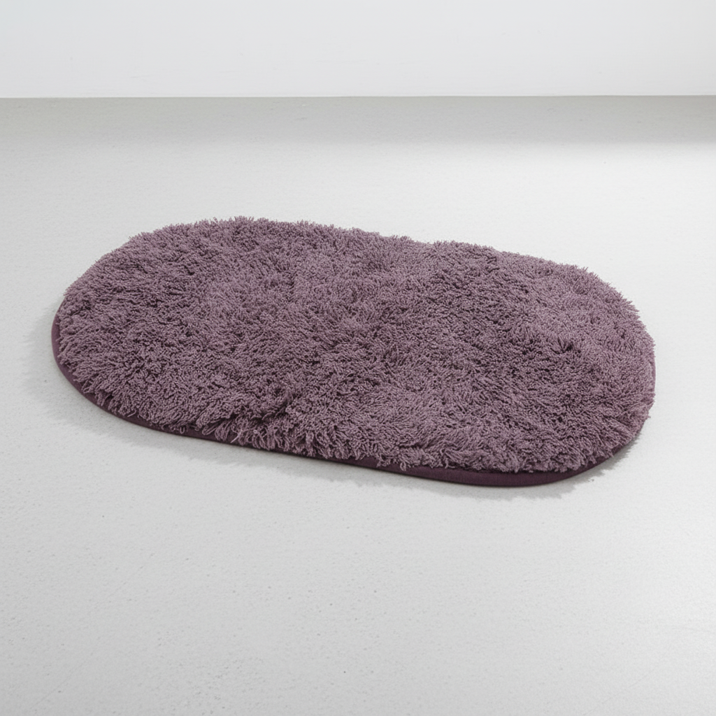 Skridsikker Mikrofiber-bademåtte – Blød & Absorberende Badeværelsesmåtte, Hurtigtørrende & Maskinvaskbar – SlipFreeMat
