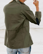 MEELANO Mechi | Damen Stilfuld Casual Utility Jakke