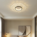 MEELANO Moderne LED-loftlampe til soveværelset – Luminaria Elegance Sort 42 cm