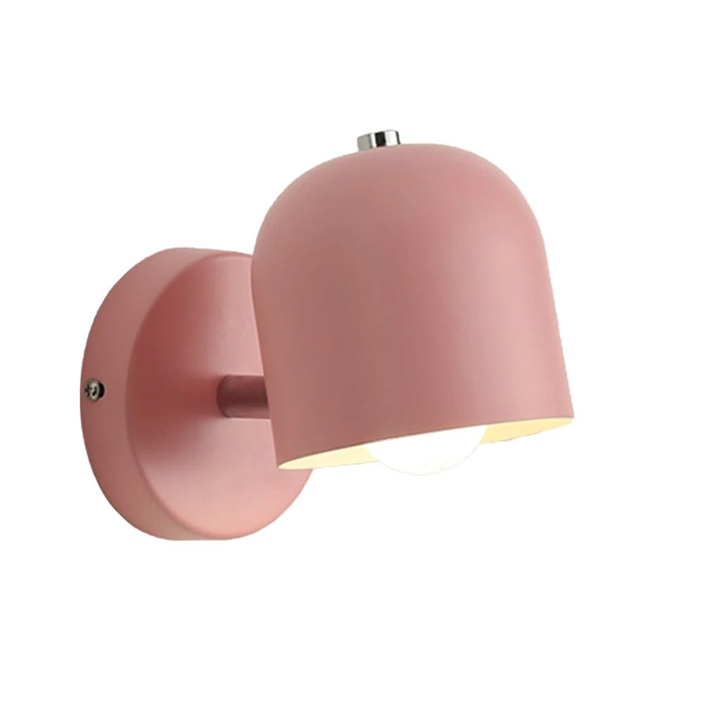 MEELANO Moderne Macaron væglampe til midtgangen Pink