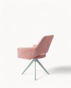 MEELANO Moderne Spisestol med 180-Grad Drejefunktion – Mintgrøn Polyester