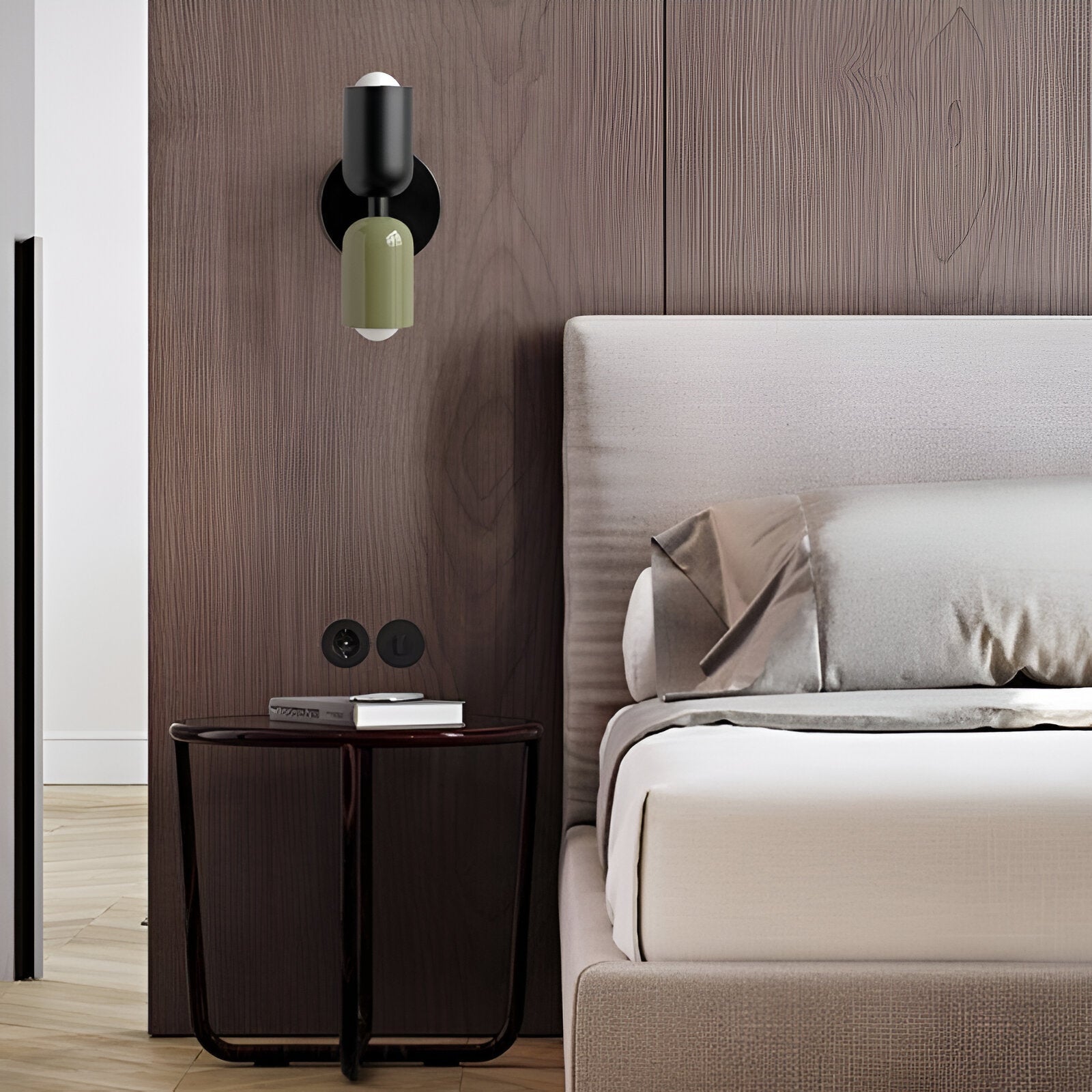 MEELANO Moderne Væglampe med LED og Blød Belysning – Slank Design