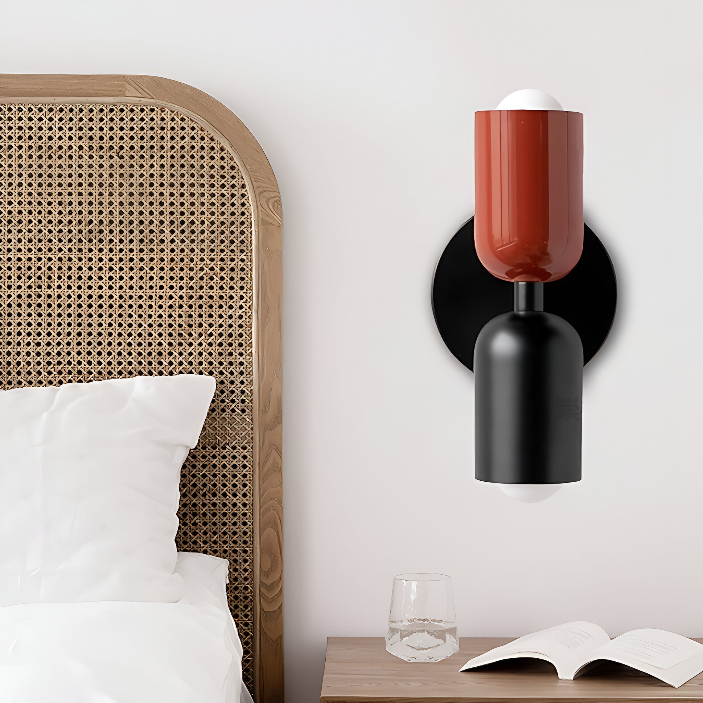 MEELANO Moderne Væglampe med LED og Blød Belysning – Slank Design