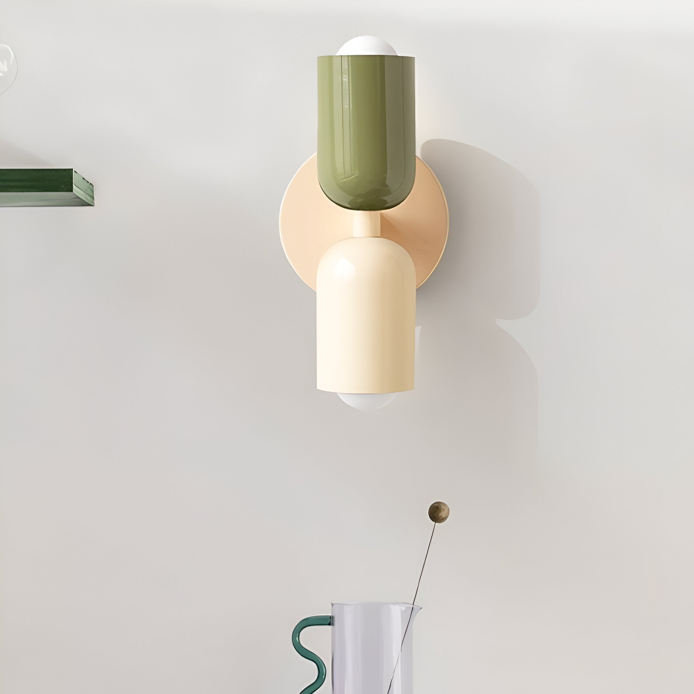 MEELANO Moderne Væglampe med LED og Blød Belysning – Slank Design