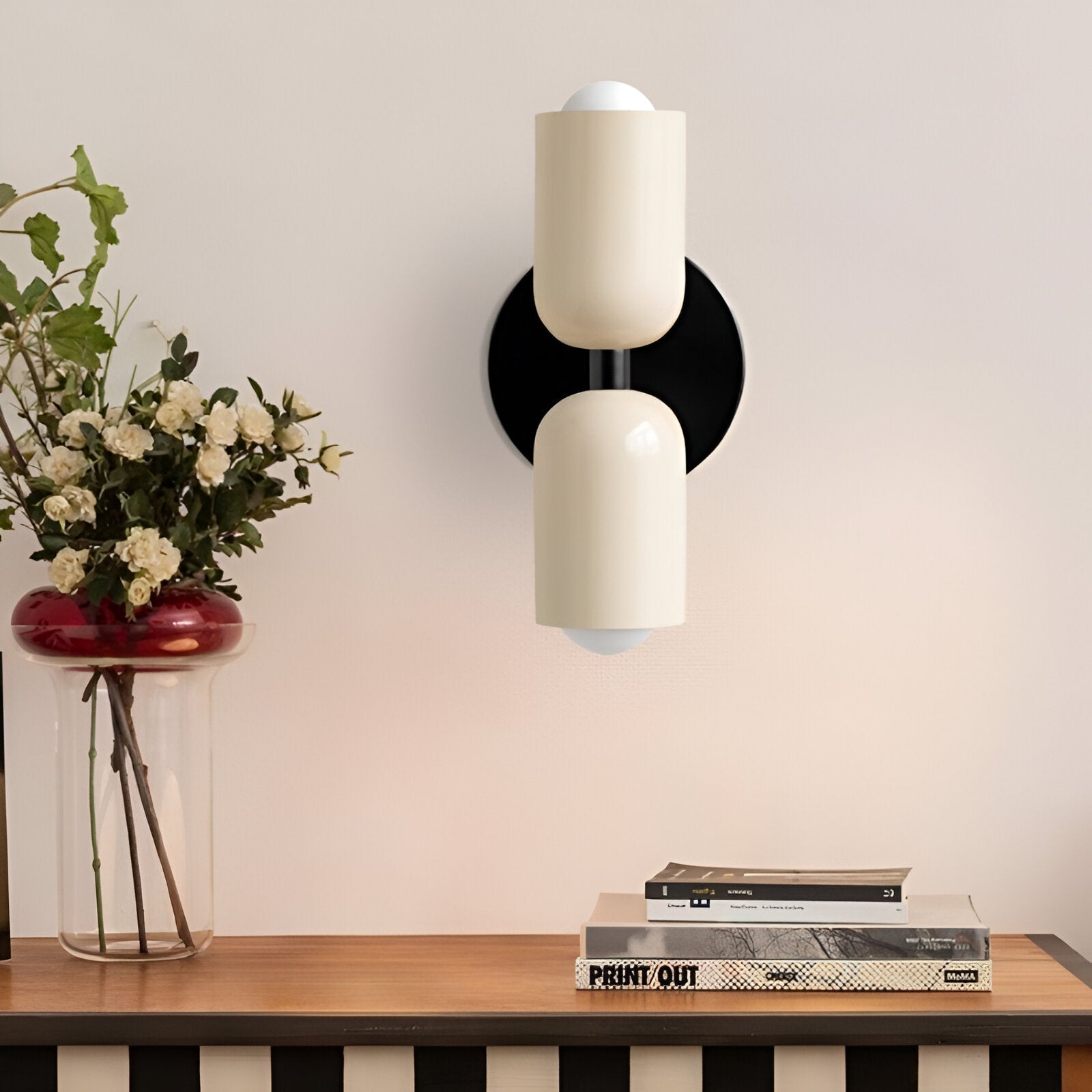 MEELANO Moderne Væglampe med LED og Blød Belysning – Slank Design