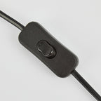 MEELANO Moderne minimalistisk udtrækkelig langarms klemme i jern ABS bordlampe med 1 lys til soveværelse