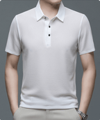 MEELANO Hommes | Herre Tekstureret Poloshirt – Elegant Struktur & Klassisk Pasform