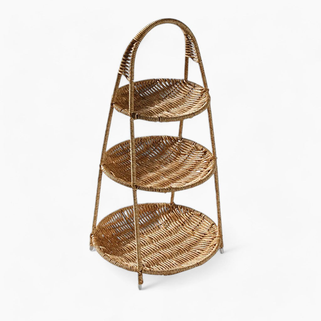 MEELANO Multifunktionel Træbakke Håndlavet Serveringsbakke 30x30 cm Stor