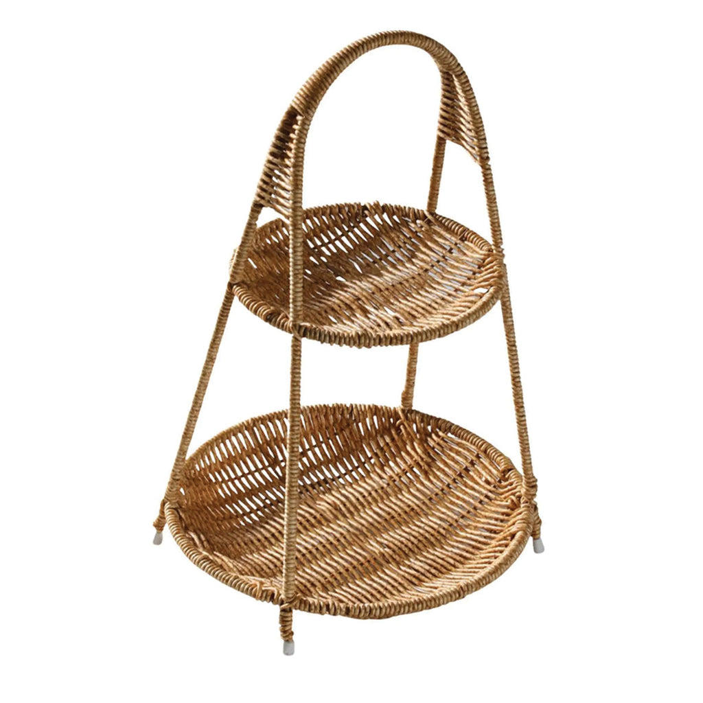 MEELANO Multifunktionel Træbakke Håndlavet Serveringsbakke 30x30 cm Mellem