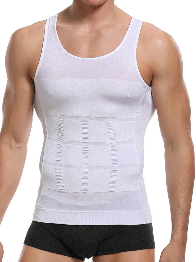 MEELANO Slankende Fedtforbrændende Body Shapers Med Holdningskorrigerende Effekt Hvid