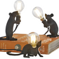 Musse Natbordlampe i Resin med Unik Design og Flere Farver 8