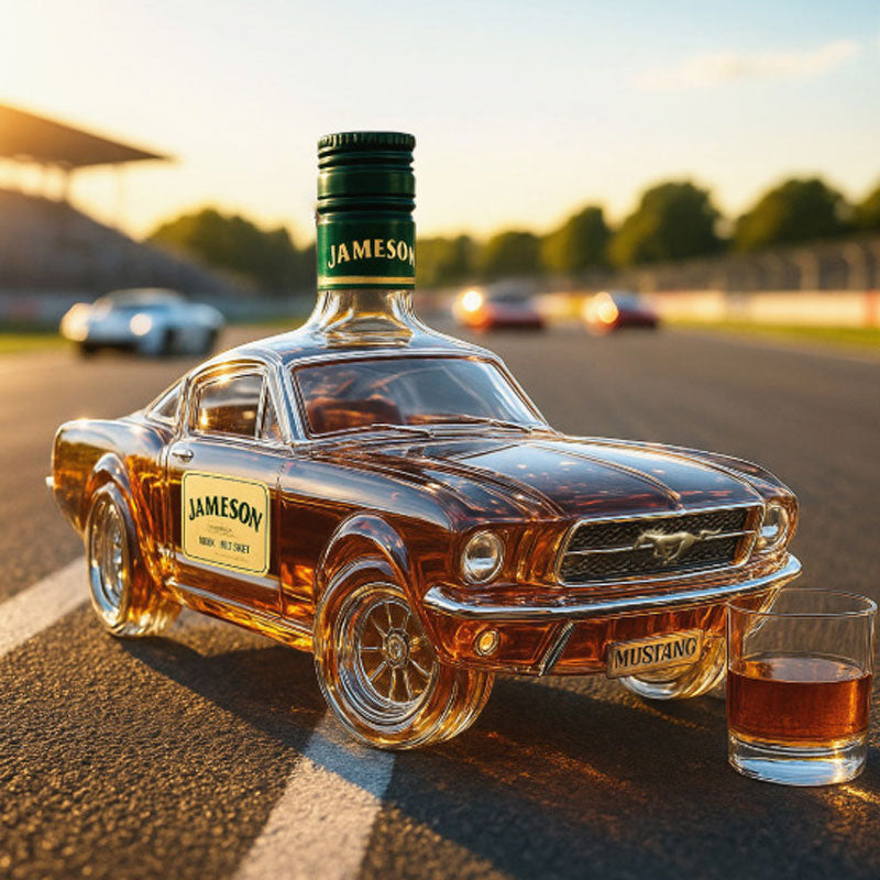 MEELANO Bilformet Whiskykaraffel Til Hjemmebar Med Raffineret Design Jameson