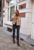 MEELANO Dame Elegant Trenchcoat Til Kvinder Forår Og Sommer Stilfuld