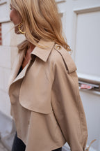 MEELANO Dame Elegant Trenchcoat Til Kvinder Forår Og Sommer Stilfuld