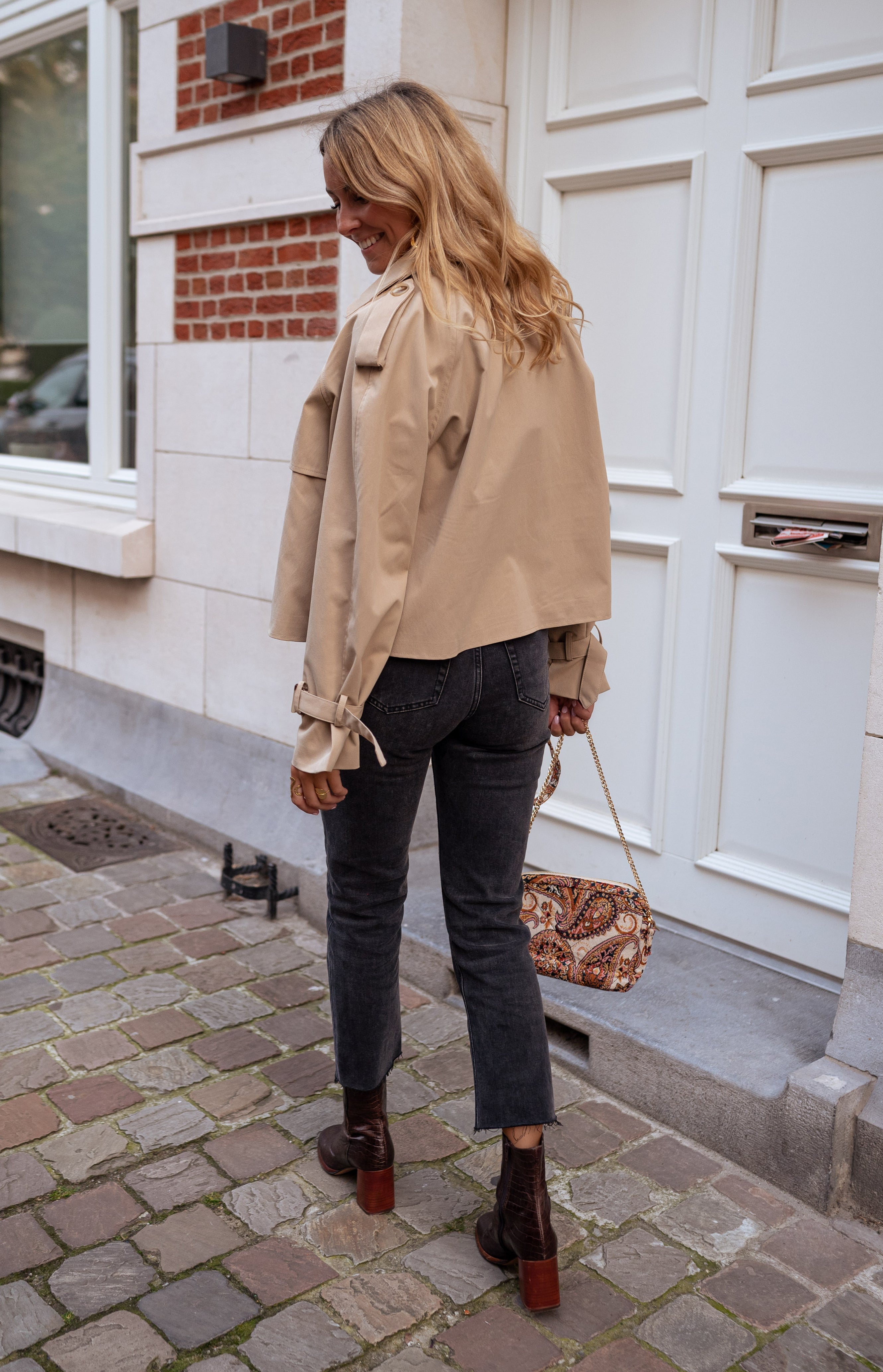 MEELANO Dame Elegant Trenchcoat Til Kvinder Forår Og Sommer Stilfuld