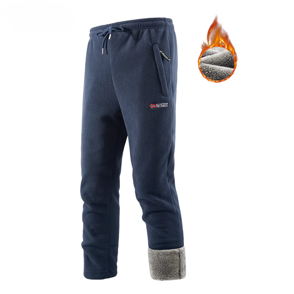 MEELANO Fleece Bukser Til Kulde Og Komfort Til Hele Dagen Lang Blå