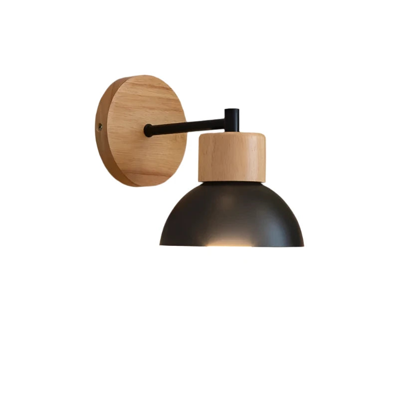 MEELANO Nordic Charm LED-væglampe Sort