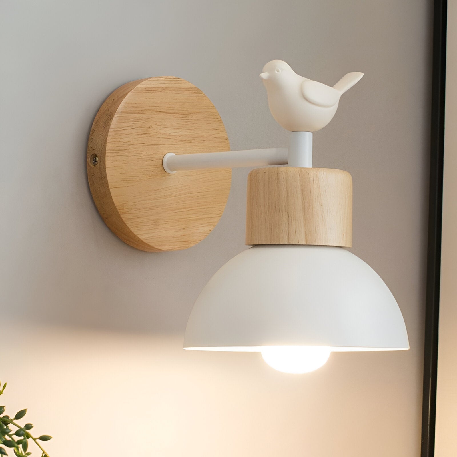 MEELANO Nordic Charm LED-væglampe