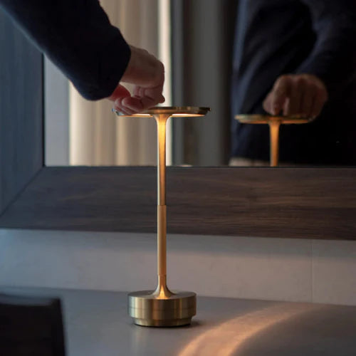 MEELANO Luksus Trådløs Bordlampe Ledningsfri Stilfuld Lysdesign