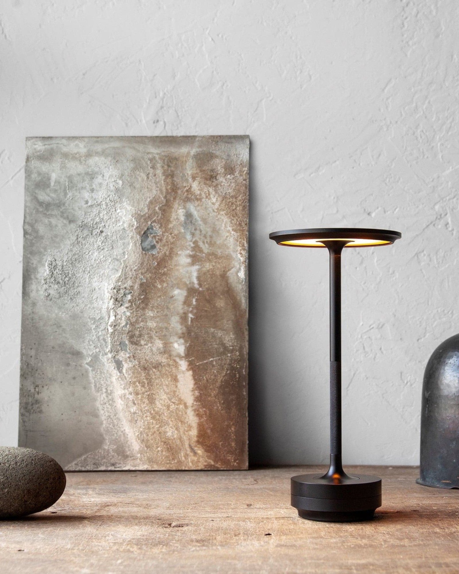 MEELANO Luksus Trådløs Bordlampe Ledningsfri Stilfuld Lysdesign