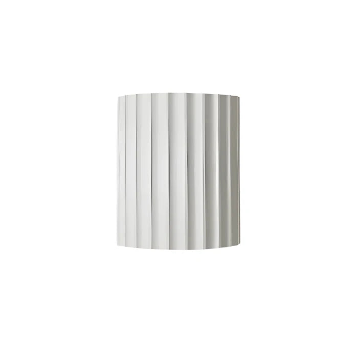 MEELANO Resin Clarity Minimalistisk Væglampe Med Harpiks Gips Hvid