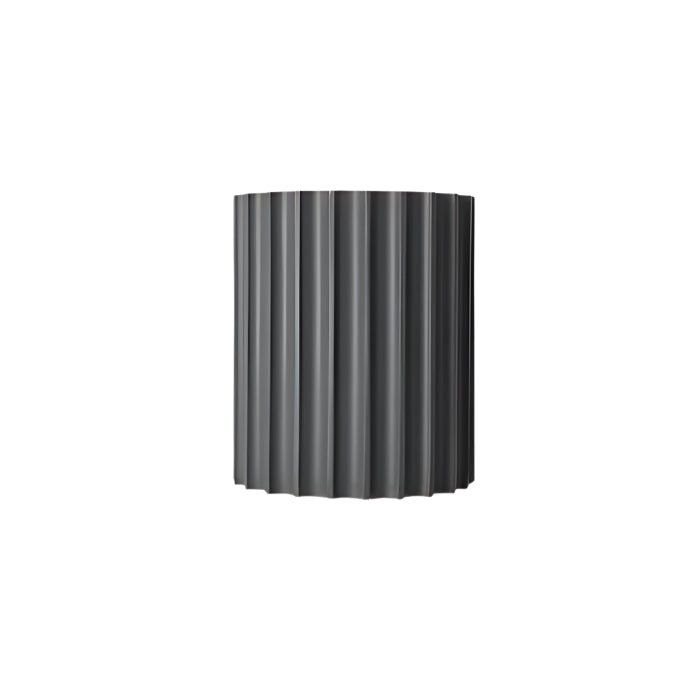 MEELANO Resin Clarity Minimalistisk Væglampe Med Harpiks Gips Grå