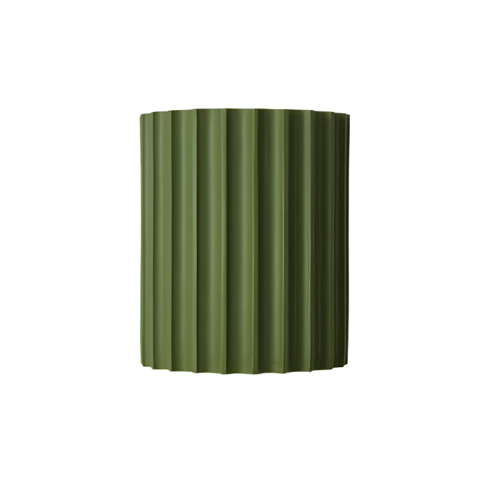 MEELANO Resin Clarity Minimalistisk Væglampe Med Harpiks Gips Grøn
