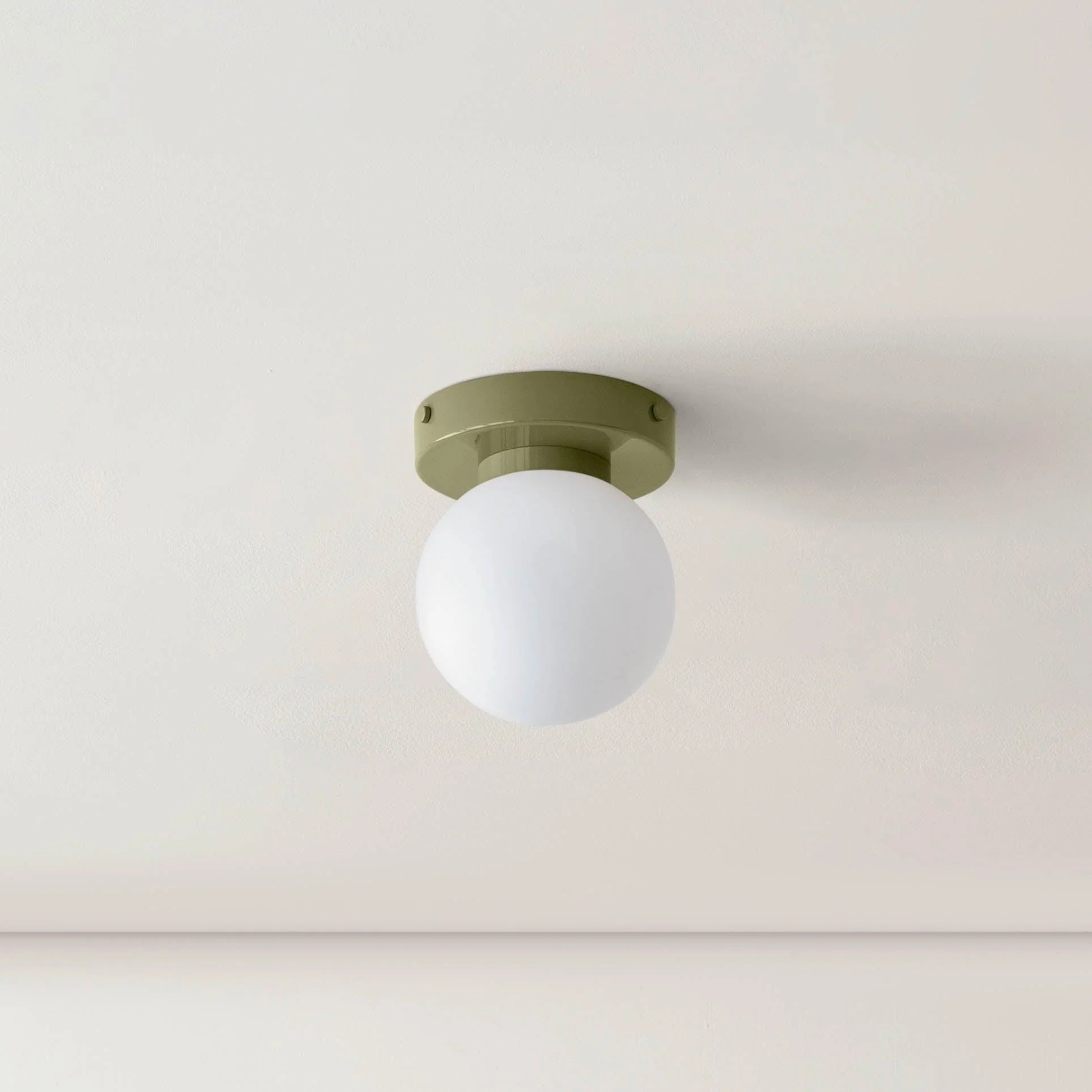 MEELANO Nordisk afrundet minimalistisk LED-væglampe i glas