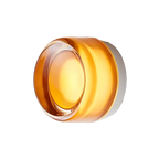 MEELANO Nordisk lysende akryl moderne væglampe med smilehul Gylden rav Smilehule